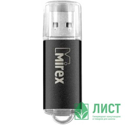 Флеш диск 16GB USB 2.0 Mirex Unit черный Флеш диск 16GB USB 2.0 Mirex Unit черный