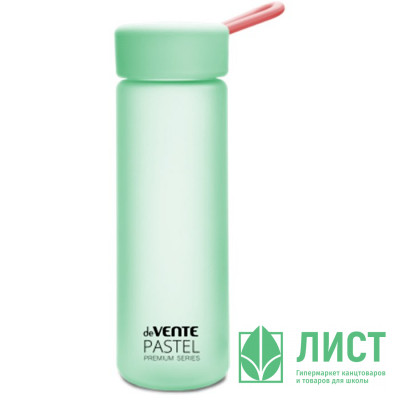 Бутылка 500мл deVENTE &quot;Pastel&quot; пластик 20,5*6,4*6,4см бирюзовая арт.8090940 Бутылка 500мл deVENTE "Pastel" пластик 20,5*6,4*6,4см бирюзовая арт.8090940