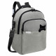 Рюкзак для девочек (Grizzly) арт.RD-546-2/3 серый 29х37,5х15 см