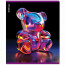 Тетрадь А5 клетка 48 листов скоба (ErichKrause) Jelly Bear металлизированная ламинация твин-лак ассорти арт.63305 - 