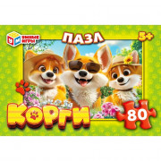 Пазл 80 элементов Корги (Умные игры) арт.4630395007788