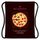 Сумка для сменной обуви 1 отделение (Hatber) Pizza 330х420мм арт. NMn_21021